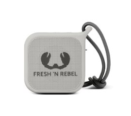 Fresh 'n Rebel Rockbox Pebble 1RB0500CL - Altoparlante portatile Bluetooth splashproof, grigio chiaro