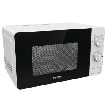 Gorenje MO20E1W Over the range Solo microonde 20 L 800 W Stainless steel, Bianco
