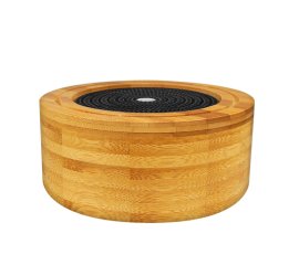 Arya HD - Diffusore ad ultrasuoni in vero legno di Bamboo Saturn