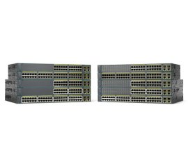 Cisco Catalyst WS-C2960+24LC-S switch di rete Gestito L2 Fast Ethernet (10/100) Supporto Power over Ethernet (PoE) Nero
