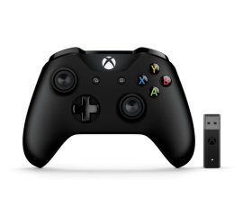 Microsoft Xbox Controller + Wireless Adapter Nero Gamepad PC, Xbox One