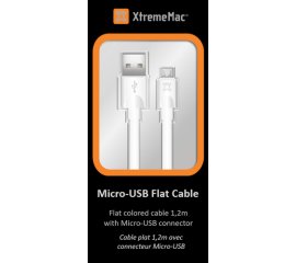 XtremeMac XCL-MUB-03 cavo USB 1,2 m USB A Micro-USB A Bianco