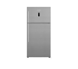 Grundig GRND 6100 I frigorifero con congelatore Libera installazione 551 L Argento