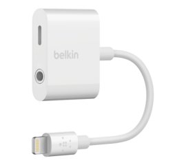 Belkin RockStar cavo per cellulare Bianco Lightning Lightning + 3.5mm