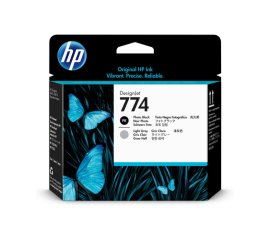 HP Testina di stampa nero fotografico/grigio chiaro 774 DesignJet