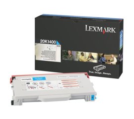 Lexmark 20K1400 cartuccia toner 1 pz Originale Ciano