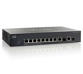Cisco SG350-10MP Gestito L3 Gigabit Ethernet (10/100/1000) Supporto Power over Ethernet (PoE) Nero