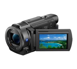 Sony FDR-AX33 Videocamera 4K Ultra HD con Sensore CMOS Exmor R, Ottica Grandangolare Zeiss da 29.8 mm, Zoom Ottico 10x, Stabilizzazione Integrata (BOSS), Nero