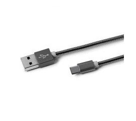 Celly USBTYPECSNAKEDS cavo USB 1 m USB 2.0 USB A USB C Nero