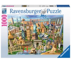 Ravensburger World Landmarks Puzzle 1000 pz Città