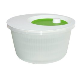 EMSA 505087 centrifuga da insalata Verde, Bianco Manovella/manico