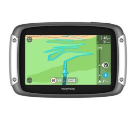 TomTom Rider 40 navigatore Fisso 10,9 cm (4.3") Touch screen 280 g Nero, Argento