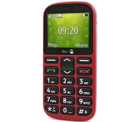 DORO 1360 DUAL SIM 2.4" EASY PHONE TASTI GRANDI TASTO EMERGENZA POSTERIORE ITALIA RED