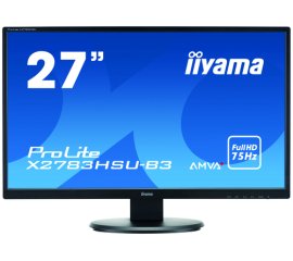 iiyama ProLite X2783HSU-B3 Monitor PC 68,6 cm (27") 1920 x 1080 Pixel Full HD LED Nero