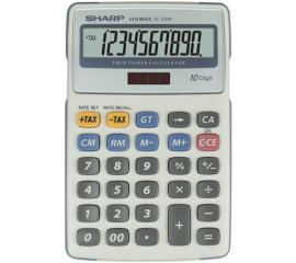 Sharp EL-334F calcolatrice Desktop Calcolatrice finanziaria Grigio