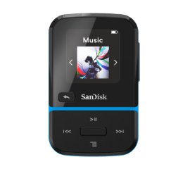 SanDisk Clip Sport Go Lettore MP3 32 GB Nero, Blu
