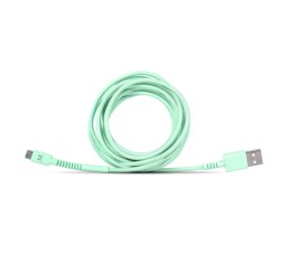 Fresh 'n Rebel Fabriq Micro-USB Cable 3m - Peppermint