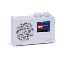 REDLINE SOUNDAB ONE RADIO PORTATILE ANALOGICO E DIGITALE DAB+/FM AUX-IN WHITE