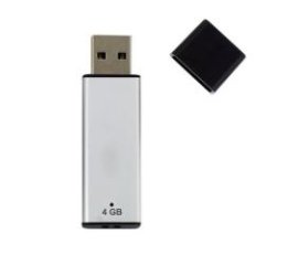 Nilox 4GB USB2.0 unità flash USB USB tipo A 2.0 Argento