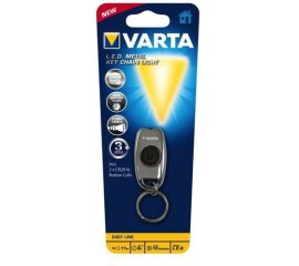 Varta L.E.D. METAL KEY CHAIN LIGHT Cromo Torcia portachiavi LED