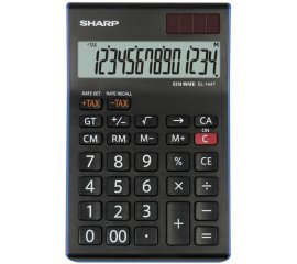Sharp EL-144T calcolatrice Desktop Calcolatrice finanziaria Nero