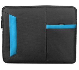 Nilox NX133SLVBCBL borsa per laptop 33,8 cm (13.3") Custodia a tasca Nero, Blu