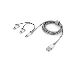 Verbatim 48870 cavo USB 1 m USB A Micro-USB B Alluminio, Grigio