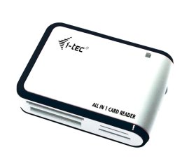 i-tec USBALL3 lettore di schede USB 2.0 Nero, Bianco