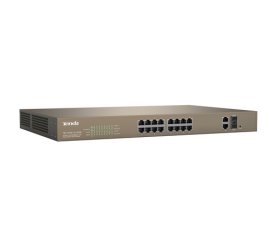 Tenda TEF1218P-16-250W switch di rete Gestito L2 Fast Ethernet (10/100) Supporto Power over Ethernet (PoE) Grigio