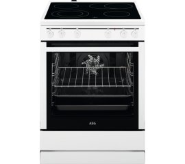 AEG 40006VS-WN Cucina Elettrico Ceramica Nero, Bianco A