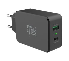 iTek ITSCWUC30 Caricabatterie per dispositivi mobili Nero Interno