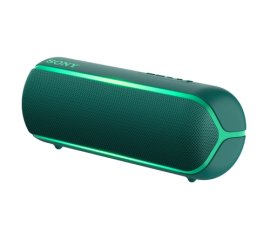 Sony SRS-XB22, speaker compatto, portatile, resistente all'acqua con EXTRA BASS e luci, verde