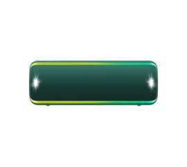 Sony SRS-XB32, speaker compatto, portatile, resistente all'acqua con EXTRA BASS e luci, verde