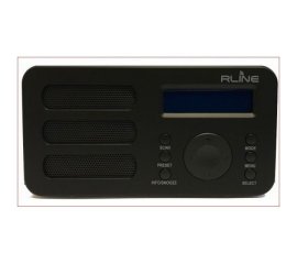 SOUNDABMETALBLK RADIO 1.5W DAB+ FM AUX DISPL.2.4