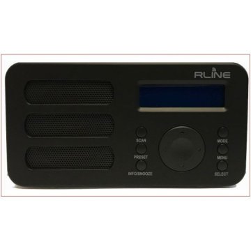 SOUNDABMETALBLK RADIO 1.5W DAB+ FM AUX DISPL.2.4