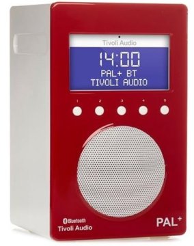 Tivoli Audio PAL+ BT radio Portatile Digitale Rosso,Bianco