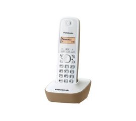 Panasonic KX-TG1611 Telefono DECT Identificatore di chiamata Beige, Bianco