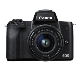 Canon EOS M50 + EF-M 15-45mm IS STM MILC 24,1 MP CMOS 6000 x 4000 Pixel Nero