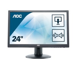 AOC 60 Series E2460PDA LED display 61 cm (24") 1920 x 1080 Pixel Full HD LCD Nero