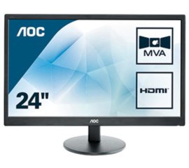 AOC M2470SWH LED display 61 cm (24") 1920 x 1080 Pixel Full HD Nero