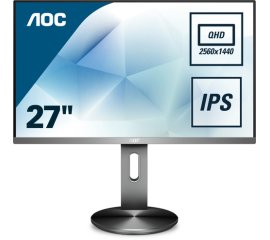 AOC 90 Series Q2790PQU/BT Monitor PC 68,6 cm (27") 2560 x 1440 Pixel Quad HD LED Grigio