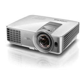 Benq MS630ST videoproiettore Proiettore a raggio standard 3200 ANSI lumen DLP SVGA (800x600) Compatibilità 3D Argento, Bianco