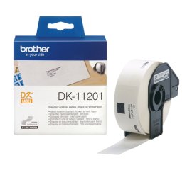 Brother DK-11201 nastro per etichettatrice Nero su bianco