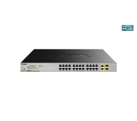 D-Link DGS-1026MP switch di rete Non gestito Gigabit Ethernet (10/100/1000) Supporto Power over Ethernet (PoE) Nero, Grigio