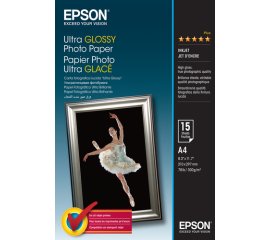Epson Ultra Glossy Photo Paper - A4 - 15 Fogli