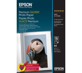 Epson Premium Glossy Photo Paper - A4 - 15 Fogli