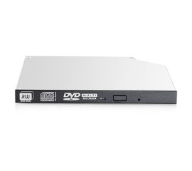 HPE 9.5mm SATA DVD-RW JackBlack Gen9 Optical Drive lettore di disco ottico Interno DVD Super Multi DL Nero, Grigio