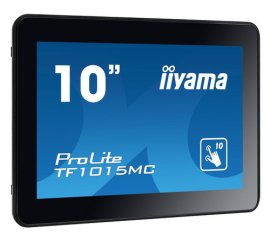 iiyama TF1015MC-B2 visualizzatore di messaggi 25,6 cm (10.1") LED 450 cd/m² WXGA Nero Touch screen