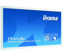 iiyama TF5538UHSC-W2AG lavagna interattiva 139,7 cm (55") 3840 x 2160 Pixel Touch screen Bianco