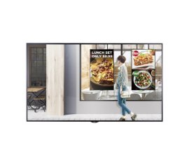 LG 55XS4F-B.AEUZ visualizzatore di messaggi Pannello piatto per segnaletica digitale 139,7 cm (55") LED 4000 cd/m² Full HD Nero Web OS 24/7